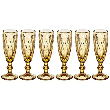Набор бокалов для шампанского из 6 шт 