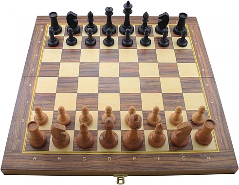 Шахматы Баталия (складные, с утяжелёнными фигурами)