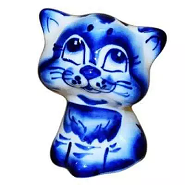 Котёнок гжель 6,5см