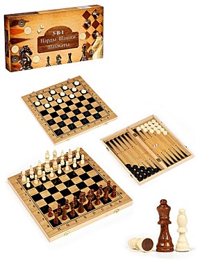 Настольная игра 3 в 1 