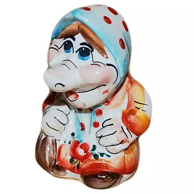 Баба-яга цветная 11см